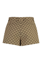 Load image into Gallery viewer, GG motif fabric shorts
