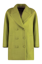 Load image into Gallery viewer, Double-breasted wool coat
