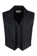 Load image into Gallery viewer, Wool single-breast waistcoat
