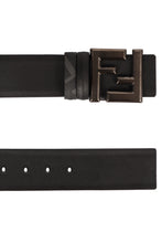 Load image into Gallery viewer, Squared FF reversible leather belt
