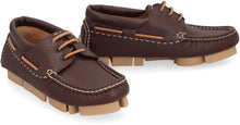Load image into Gallery viewer, Fendi Deck leather boat shoes

