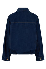Load image into Gallery viewer, Denim jacket with ruffles
