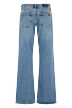 Load image into Gallery viewer, Wide-leg cotton jeans
