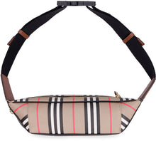 Load image into Gallery viewer, Canvas and leather belt bag
