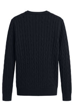 Load image into Gallery viewer, Cable knit sweater with logo
