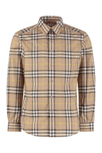 Load image into Gallery viewer, Check print cotton shirt
