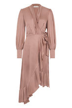 Load image into Gallery viewer, Asymmetrical dress in silk
