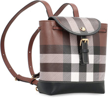 Load image into Gallery viewer, Mini coated canvas backpack
