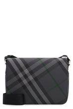 Load image into Gallery viewer, Grid Messenger bag with check motif
