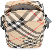 Load image into Gallery viewer, Check Fabric smartphone case/shoulder bad
