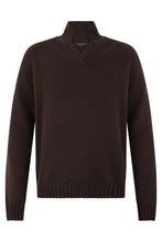 Load image into Gallery viewer, Sweater with polo collar in wool
