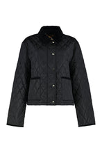Load image into Gallery viewer, Cropped nylon quilted jacket

