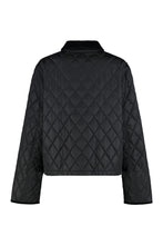 Load image into Gallery viewer, Cropped nylon quilted jacket
