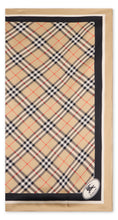 Load image into Gallery viewer, Silk scarf with checks
