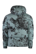 Load image into Gallery viewer, Hooded techno fabric down jacket
