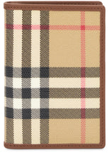 Load image into Gallery viewer, Burberry Check bifold wallet in canvas
