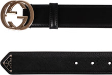 Load image into Gallery viewer, Logo buckle leather belt
