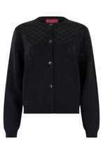 Load image into Gallery viewer, Cardigan in fine wool with crystals GG
