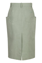 Load image into Gallery viewer, Cotton midi skirt
