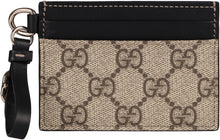 Load image into Gallery viewer, GG Emblem coated canvas card holder
