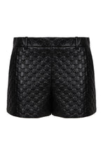 Load image into Gallery viewer, Leather shorts with GG embossing
