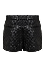Load image into Gallery viewer, Leather shorts with GG embossing
