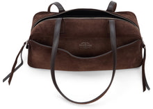 Load image into Gallery viewer, Bowling bag Carrie small in suede leather
