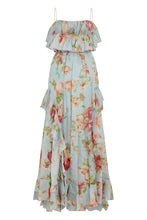 Load image into Gallery viewer, Roselight Frill Maxi Dress

