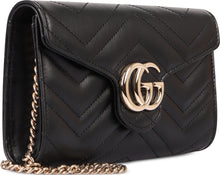 Load image into Gallery viewer, GG Marmont leather wallet on chain
