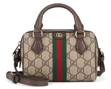 Load image into Gallery viewer, Ophidia mini handbag in printed canvas
