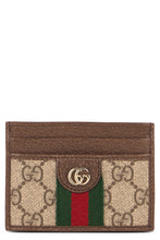 Load image into Gallery viewer, Ophidia card holder in GG Supreme fabric
