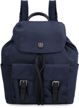 Load image into Gallery viewer, Virginia leather details nylon backpack
