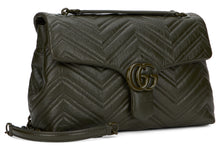 Load image into Gallery viewer, Gucci Marmont medium shoulder bag in leather
