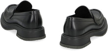 Load image into Gallery viewer, Black leather loafers
