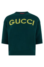 Load image into Gallery viewer, Top in soft wool with inlays
