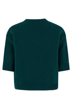 Load image into Gallery viewer, Top in soft wool with inlays
