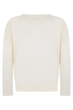 Load image into Gallery viewer, Crew neck sweater in cotton and silk
