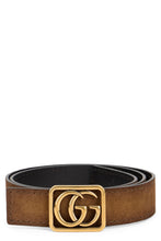 Load image into Gallery viewer, Reversible Belt Double G in Leather and Suede
