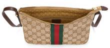 Load image into Gallery viewer, Shoulder bag Lunetta small in fabric GG
