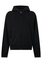 Load image into Gallery viewer, Hooded sweatshirt in cotton blend with zipper
