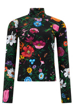 Load image into Gallery viewer, Floral top in jersey
