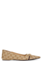 Load image into Gallery viewer, Ballet flat Vittoria in mixed cotton with GG monogram jacquard

