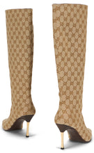 Load image into Gallery viewer, High Beige Boot with Stiletto Heel

