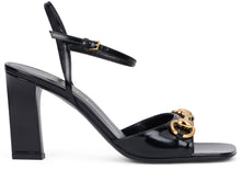 Load image into Gallery viewer, High-heeled sandal in leather
