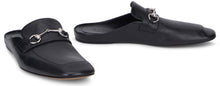 Load image into Gallery viewer, Slippers in leather with horsebit
