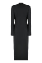 Load image into Gallery viewer, Dress chemisier in black color
