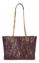 Load image into Gallery viewer, Niki tote bag with quilted chevron pattern
