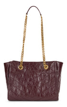 Load image into Gallery viewer, Niki tote bag with quilted chevron pattern
