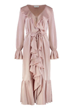 Load image into Gallery viewer, Midi dress with ruffles
