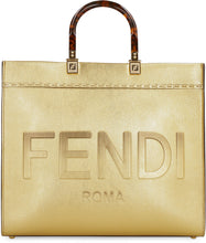 Load image into Gallery viewer, Sunshine laminated leather tote
